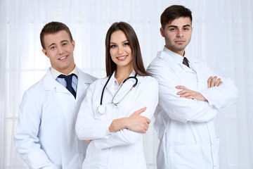 Fototapeta premium Medical workers in hospital