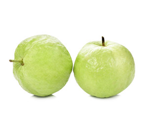 Guavas fruit isolated on white background