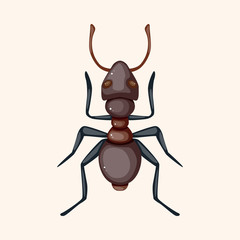 bug cartoon elements