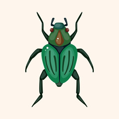 bug cartoon elements