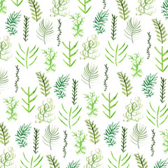 Floral watercolor vector