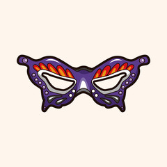 party mask theme elements