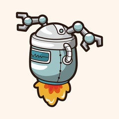 robot theme elements