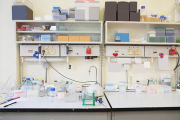 The image of chemical-biological laboratory equipment