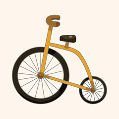 Fototapeta premium transportation bike theme elements