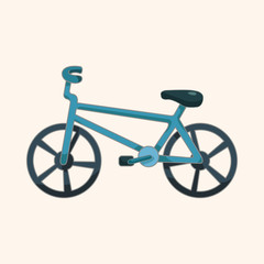 Fototapeta premium transportation bike theme elements