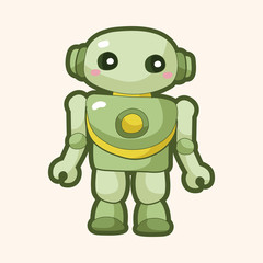 robot theme elements