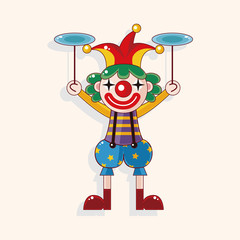 clowns theme elements
