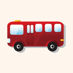 transportation bus theme elements