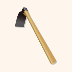 gardening shovel theme elements