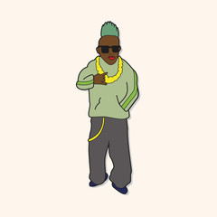 american people theme elements