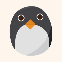 baby penguin doll theme elements