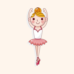 ballet dancer theme elements