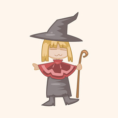 cartoon character person theme elements