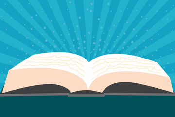 Book, reading, vector