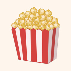 pop corn theme elements