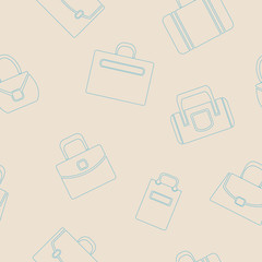 seamless abstract background with bags