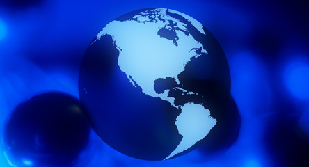 Planet earth futuristic background