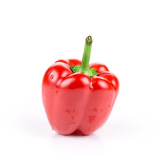 Fresh red bell pepper.
