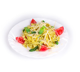 Italian pasta with pesto