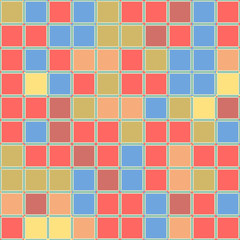 Geometric seamless colorful pattern.