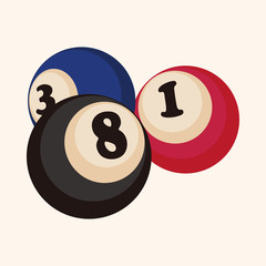 casino number ball theme elements