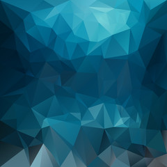 vector polygonal background - triangular blue - sea deep