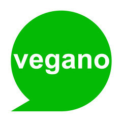 Icono texto vegano