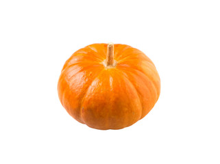 Pumpkin squash over white background