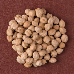 Circle of chickpeas