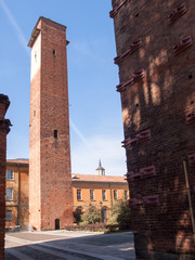 Obraz premium Pavia. Medieval towers