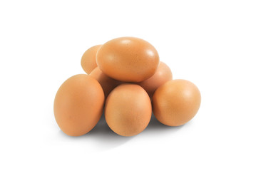 eggs on isolate white