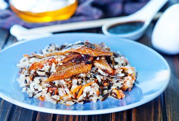 fried eel with rice