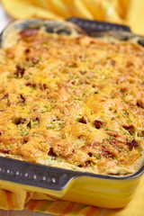 Potato gratin with meat