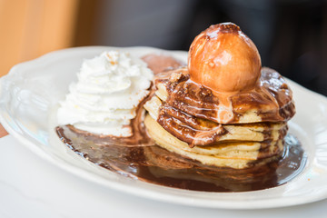 Chocolate pancake