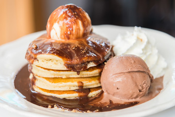Chocolate pancake