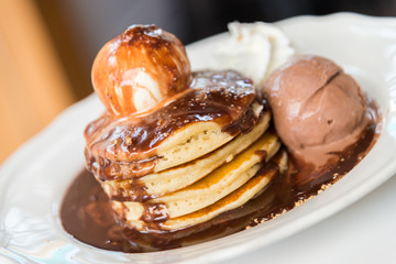 Chocolate pancake
