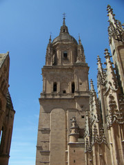 Fototapeta na wymiar Campanile della Nuova Cattedrale di Salamanca