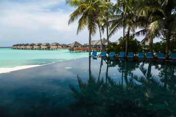 Loungers and pool
