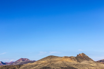 volcano Montana Colorada in Lanzarote, Tinajo