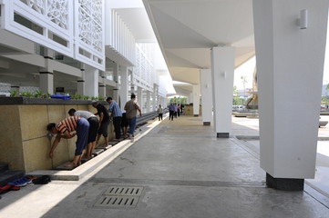 Ablution of Cyberjaya Mosque in Cyberjaya, Malaysia