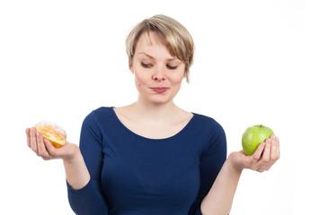 Donut or apple?