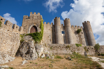 Castle of Obidos, a medieval fortified village in Portugal