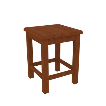 Old stool wooden