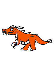 Little dragon orange sweet love