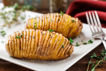 Hasselback potatoes