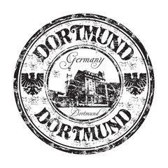Fototapeta premium Dortmund grunge rubber stamp
