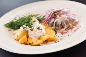 Matjes with Potatoes