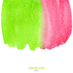 green and red watercolor squarer background