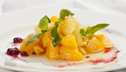 Fruit salad orange grapefruit